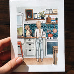 Illustrated Postcard Variety Set | Set of 6 | Mix & Match | Watercolor Postcards | Mini Art Prints | Illustrated Stationary