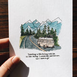 Illustrated Postcard Variety Set | Set of 6 | Mix & Match | Watercolor Postcards | Mini Art Prints | Illustrated Stationary