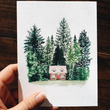 Illustrated Postcard Variety Set | Set of 6 | Mix & Match | Watercolor Postcards | Mini Art Prints | Illustrated Stationary