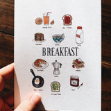 Illustrated Postcard Variety Set | Set of 6 Mix & Match | Watercolor Postcards | Mini Art Prints | Illustrated Stationary