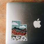 Utah Durable Sticker | High Quality Bumper Sticker | United States Vinyl Decal | Weatherproof Sticker | Water Bottle Sticker | 4"