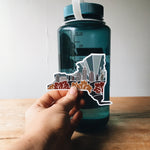 New York Durable Sticker | High Quality Bumper Sticker | United States Vinyl Decal | Weatherproof Sticker | Water Bottle Sticker | 4"