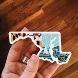 Maryland Durable Sticker | High Quality Bumper Sticker | United States Vinyl Decal | Weatherproof State Sticker | Water Bottle Sticker | 4"
