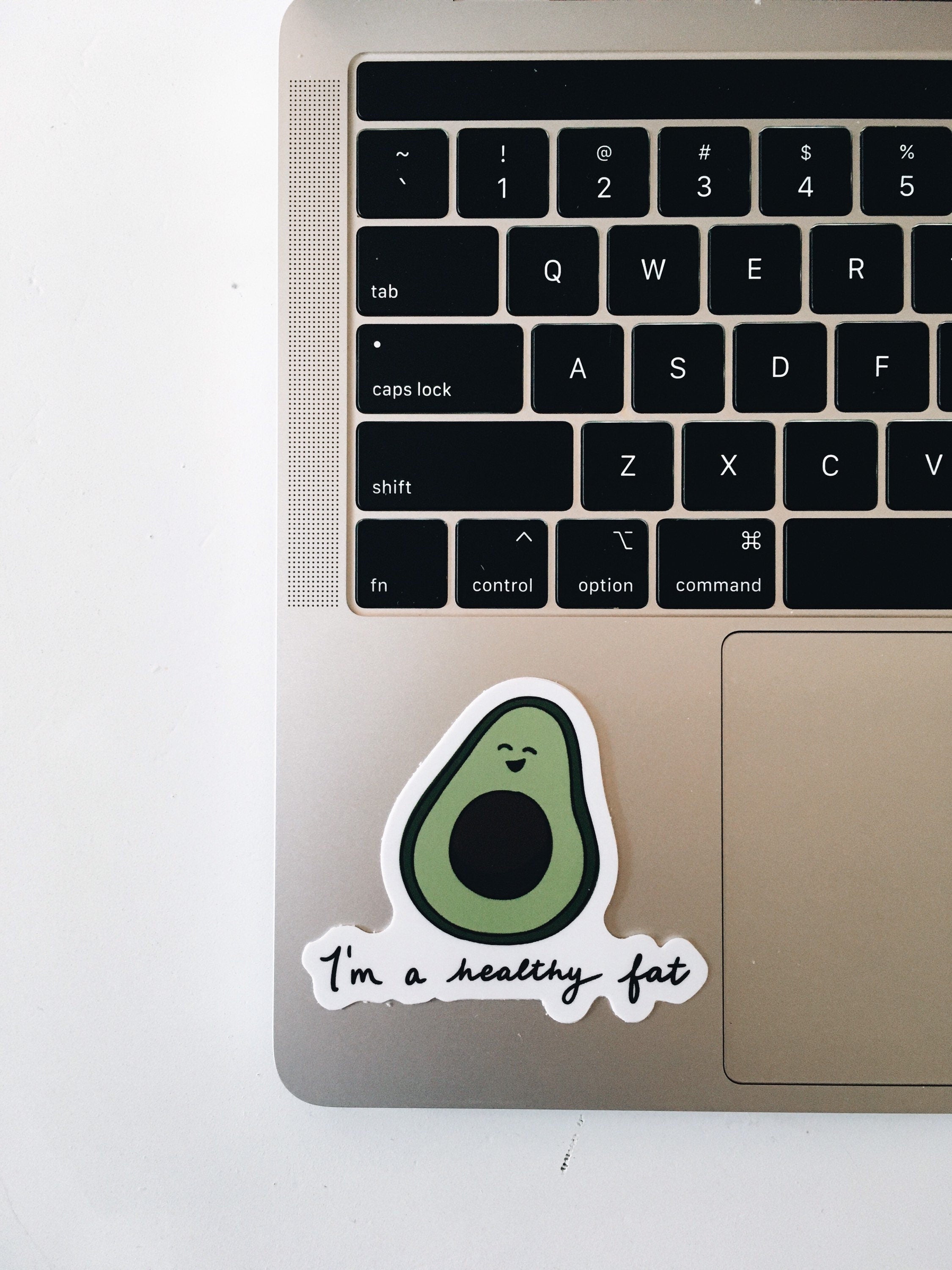 Fat Avocado Weatherproof Sticker | Waterproof | Vinyl Decal | Waterbottle Sticker | Laptop decal | Avocado Lover Gift | Millennial Gift