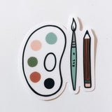 Art Lover Weatherproof, Durable Sticker | Vinyl Decal | Waterbottle Sticker | Laptop decal | Art Lover Gift | Create | Art Supplies