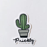Funny Cactus Weatherproof, Durable Sticker | Vinyl Decal | Waterbottle, Laptop decal | Plant Lover Gift | Cactus Decal | Millennial Gift