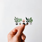 Crazy Plant Lady Weatherproof, Durable Sticker | Waterproof | Plant Lover | Monstera | Vinyl Decal | Water Bottle Sticker | Phone decal