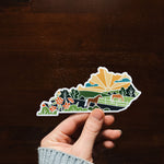 Kentucky Durable Sticker | High Quality Bumper Sticker | United States Vinyl Decal | Weatherproof Sticker | Water Bottle Sticker | 4"