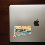 Connecticut Durable Sticker | High Quality Bumper Sticker | United States Vinyl Decal | Weatherproof Sticker | Water Bottle Sticker | 4"
