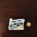 Oregon Car Magnet | Weatherproof State Magnet | Outdoorsy Magnet | Oregon Gift | Locker Magnet | Fridge Magnet | Decorative Magnet