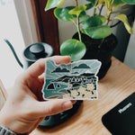 Oregon Car Magnet | Weatherproof State Magnet | Outdoorsy Magnet | Oregon Gift | Locker Magnet | Fridge Magnet | Decorative Magnet