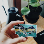 Washington Car Magnet | Weatherproof State Magnet | Outdoorsy Magnet | Washington Gift | Locker Magnet | Fridge Magnet | Decorative Magnet