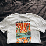 California Poppy T-shirt Front & Back | Graphic Tee | Unisex California Tee | Unisex Basic Softstyle | California Gift | California Apparel