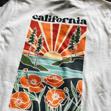 California Poppy T-shirt Front & Back | Graphic Tee | Unisex California Tee | Unisex Basic Softstyle | California Gift | California Apparel