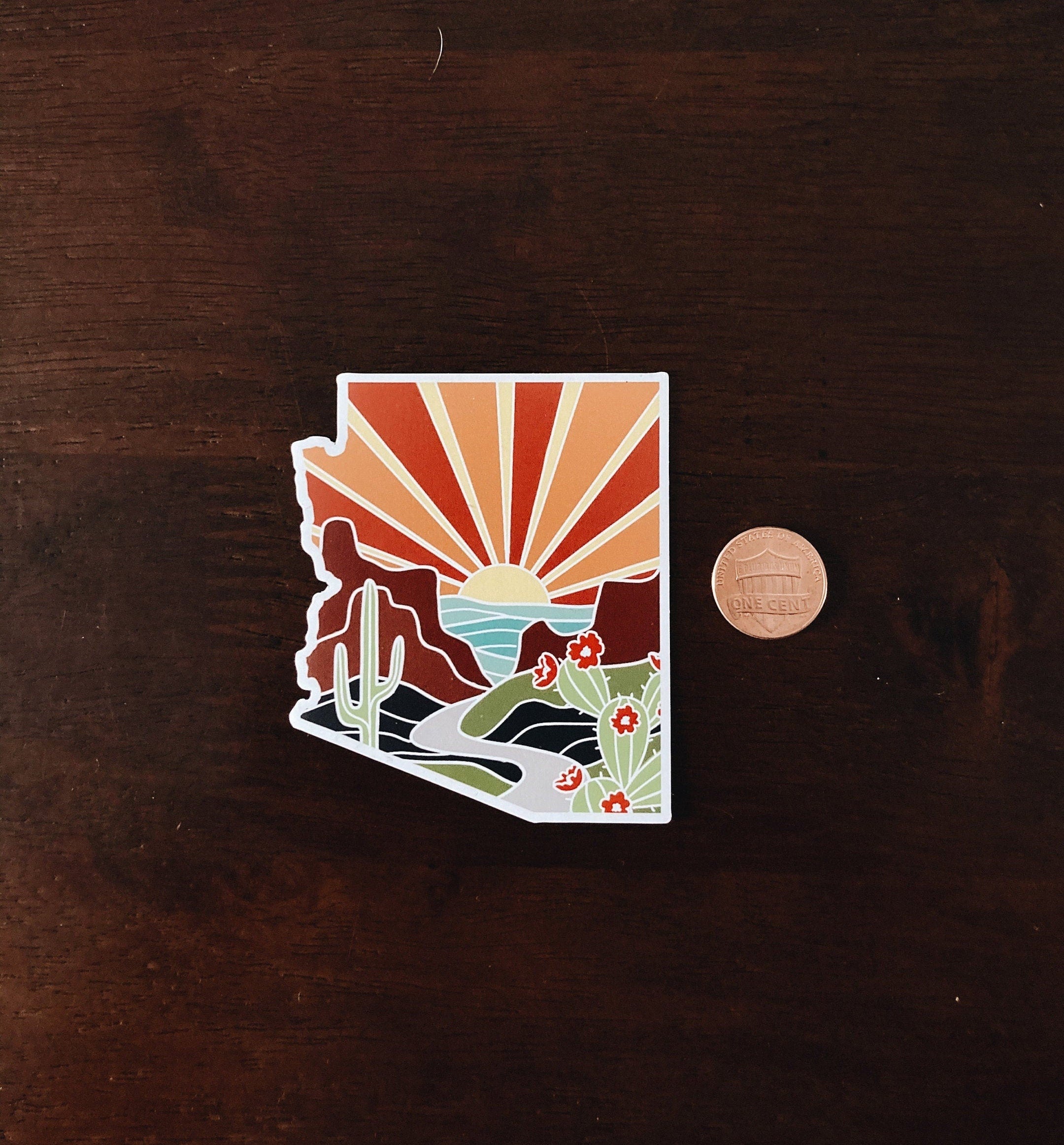 Arizona Car Magnet | Car Magnet | Outdoorsy Magnet | Arizona Gift | Locker Magnet | Fridge Magnet | Decorative Magnet