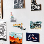 Massachusetts Car Magnet | Weatherproof State Magnet | Outdoorsy Magnet | Locker Magnet | Fridge Magnet | Lightweight Magnet