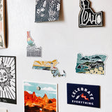 Massachusetts Car Magnet | Weatherproof State Magnet | Outdoorsy Magnet | Locker Magnet | Fridge Magnet | Lightweight Magnet
