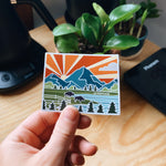 Wyoming Car Magnet | Car Magnet | Outdoorsy Magnet | Locker Magnet | Fridge Magnet | Lightweight Magnet