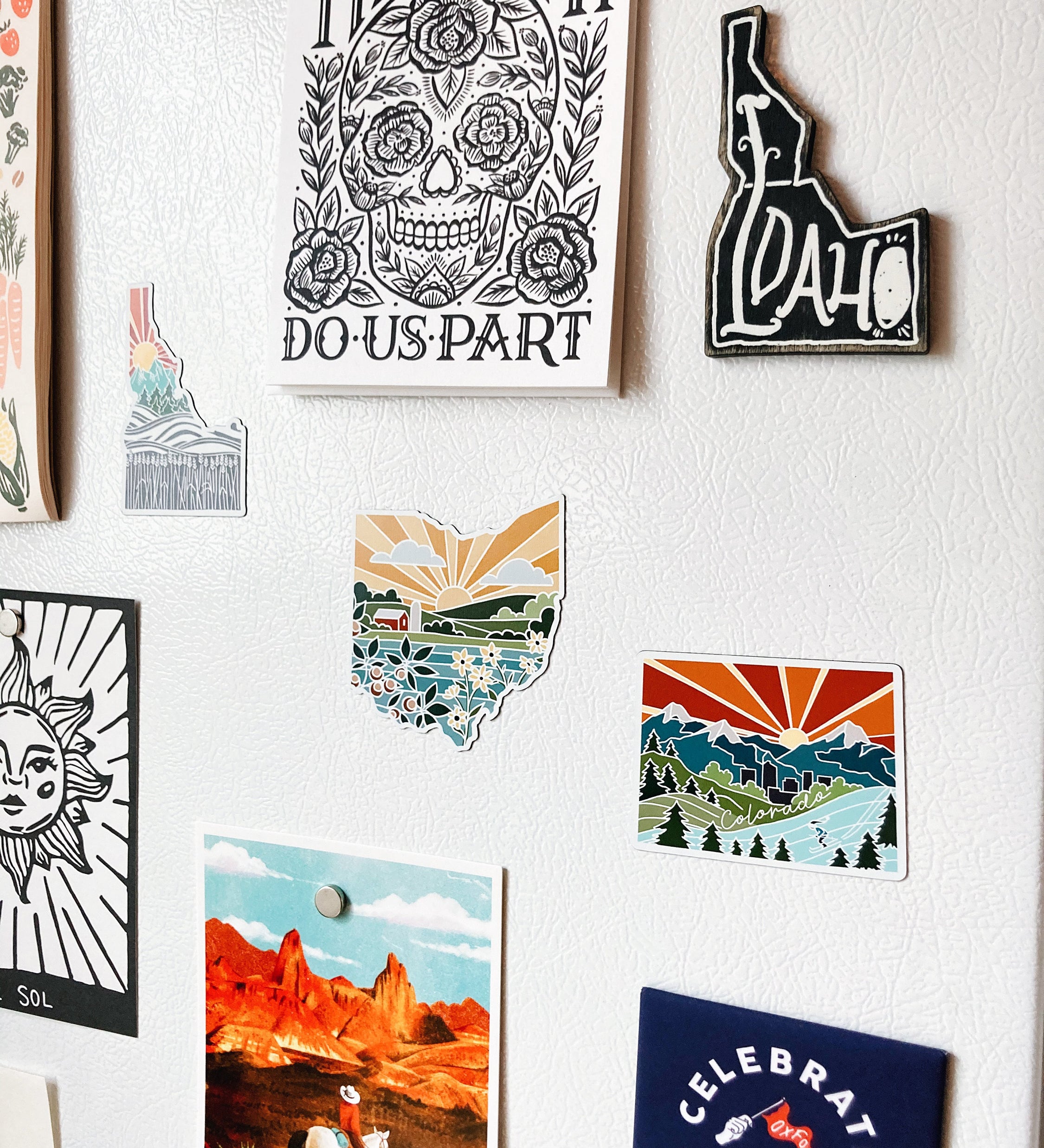 Colorado Car Magnet | Weatherproof State Magnet | Outdoorsy Magnet | Locker Magnet | Fridge Magnet | Lightweight Magnet | 2.86" x 2.18"