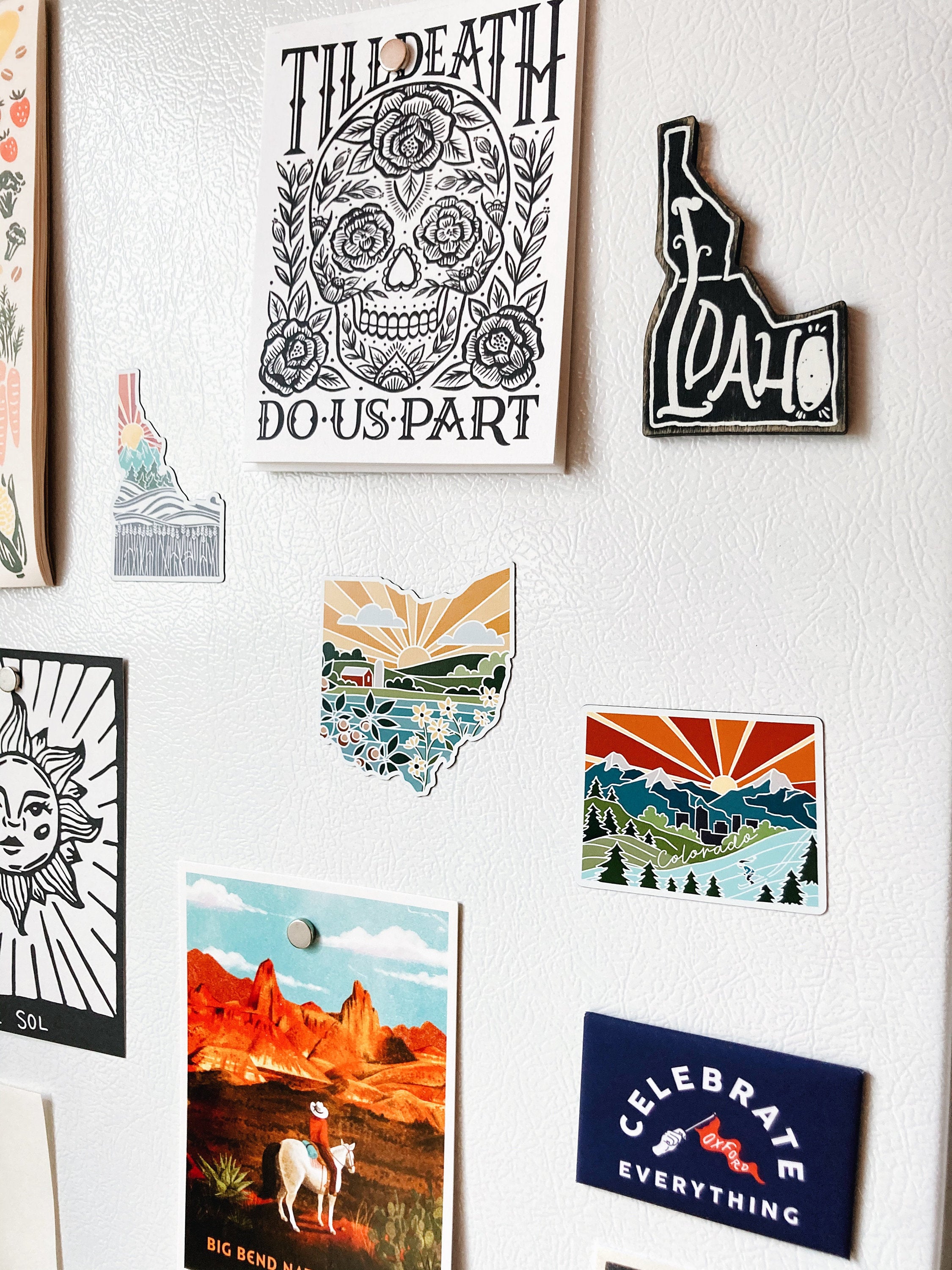 Colorado Car Magnet | Weatherproof State Magnet | Outdoorsy Magnet | Locker Magnet | Fridge Magnet | Lightweight Magnet | 2.86" x 2.18"