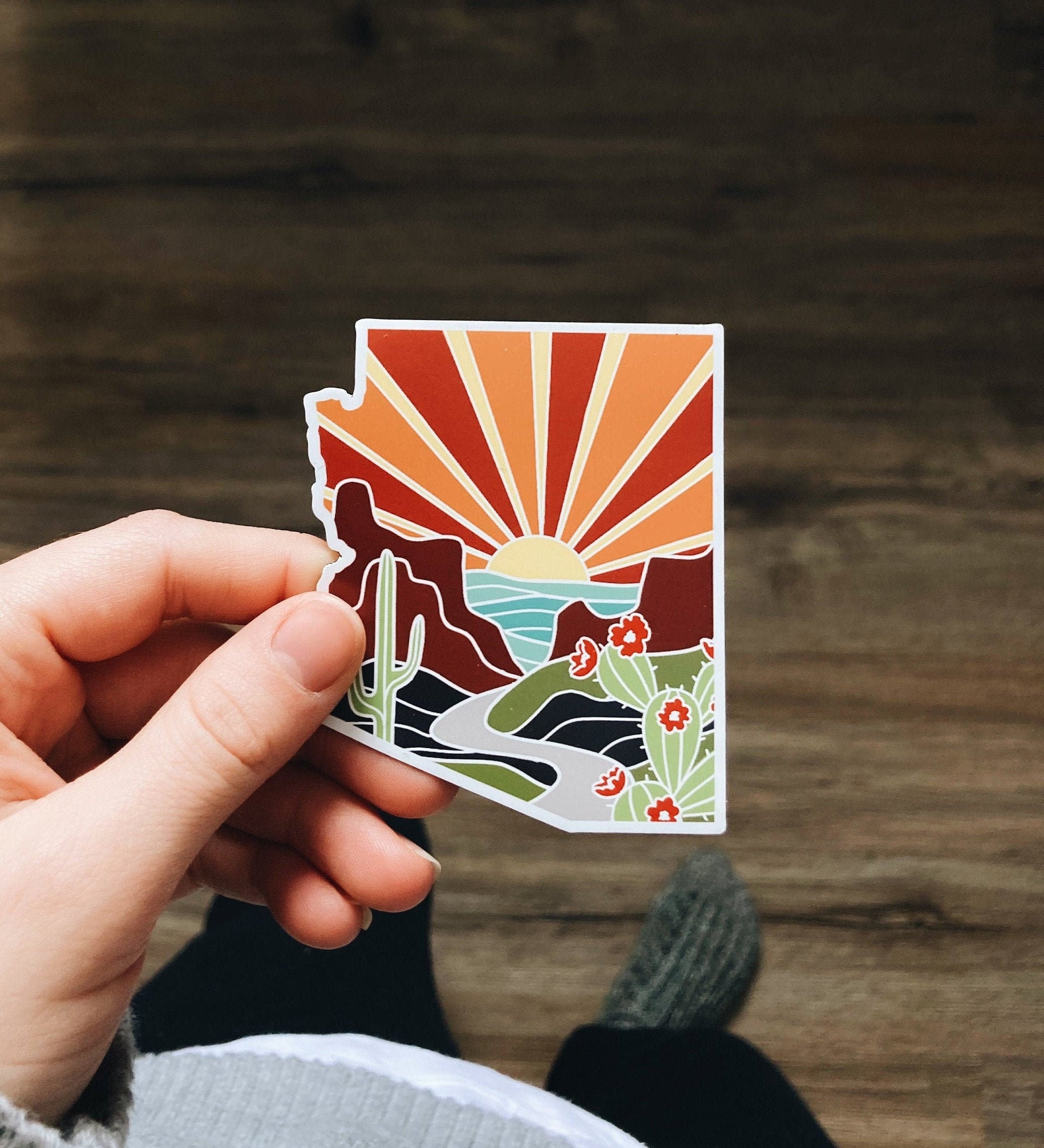 Arizona Car Magnet | Car Magnet | Outdoorsy Magnet | Arizona Gift | Locker Magnet | Fridge Magnet | Decorative Magnet