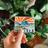 Wyoming Car Magnet | Car Magnet | Outdoorsy Magnet | Locker Magnet | Fridge Magnet | Lightweight Magnet