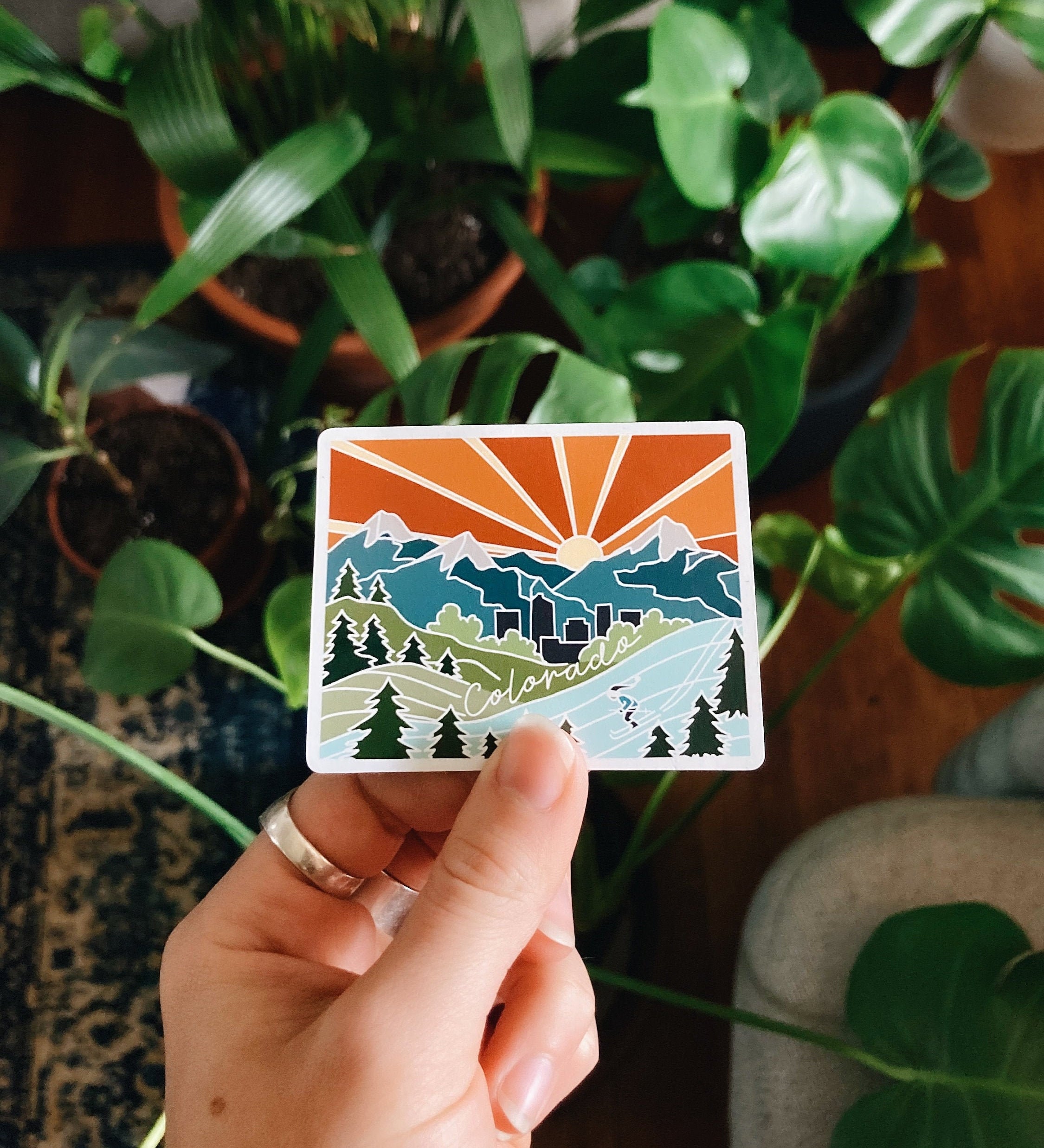 Colorado Car Magnet | Weatherproof State Magnet | Outdoorsy Magnet | Locker Magnet | Fridge Magnet | Lightweight Magnet | 2.86" x 2.18"