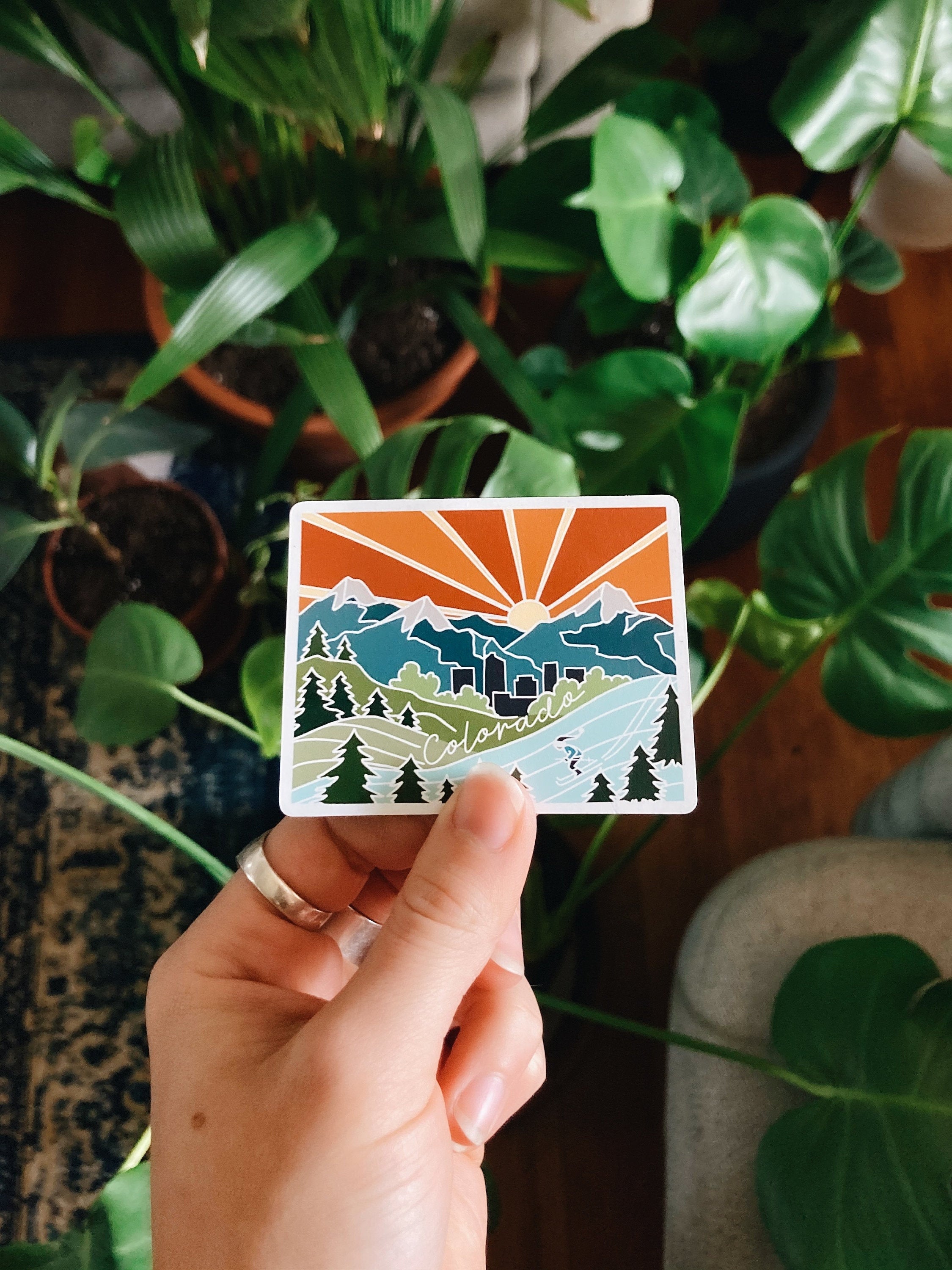 Colorado Car Magnet | Weatherproof State Magnet | Outdoorsy Magnet | Locker Magnet | Fridge Magnet | Lightweight Magnet | 2.86" x 2.18"