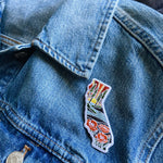 California Iron-On Patch | 2.5" State Patch | Embroidered Sew-on or Iron-on Applique