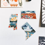 Washington D.C. Car Magnet | Car Magnet | Outdoorsy Magnet | Locker Magnet | Fridge Magnet | Lightweight Magnet