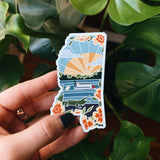 Mississippi Weatherproof Magnet | State Car Magnet | Outdoorsy Magnet | Locker Magnet | Fridge Magnet | Weatherproof Magnet | 3"