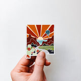 New Mexico Magnet | Weatherproof State Magnet | Outdoorsy Magnet | Locker Magnet | Fridge Magnet | Car Magnet | 3"