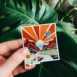 New Mexico Magnet | Weatherproof State Magnet | Outdoorsy Magnet | Locker Magnet | Fridge Magnet | Car Magnet | 3"