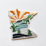 Minnesota Iron-On Patch | 2.5" Patch | Embroidered Sew-on or Iron-on Applique