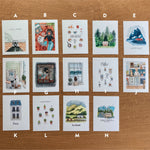 Illustrated Postcard Variety Set | Set of 6 | Mix & Match | Watercolor Postcards | Mini Art Prints | Illustrated Stationary