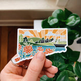 Connecticut Car Magnet | Weatherproof State Magnet | Outdoorsy Magnet | Locker Magnet | Fridge Magnet | Lightweight Magnet | 3"