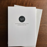 North & South Literary Greeting Card | Elizabeth Gaskell Watercolor | Blank Stationary | Literary Greeting Card | Individual Card