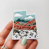Utah Iron-On Patch | 2.5" Patch | Embroidered Sew-on or Iron-on Applique