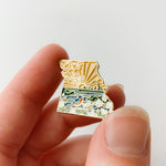 Missouri Enamel Pin | Gold Soft Enamel Pin | Illustrated United States Pin | Butterfly Clasp | 1.25"