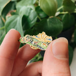Kentucky Enamel Pin | Gold Soft Enamel Pin | Illustrated United States Pin | Butterfly Clasp | 1.25"