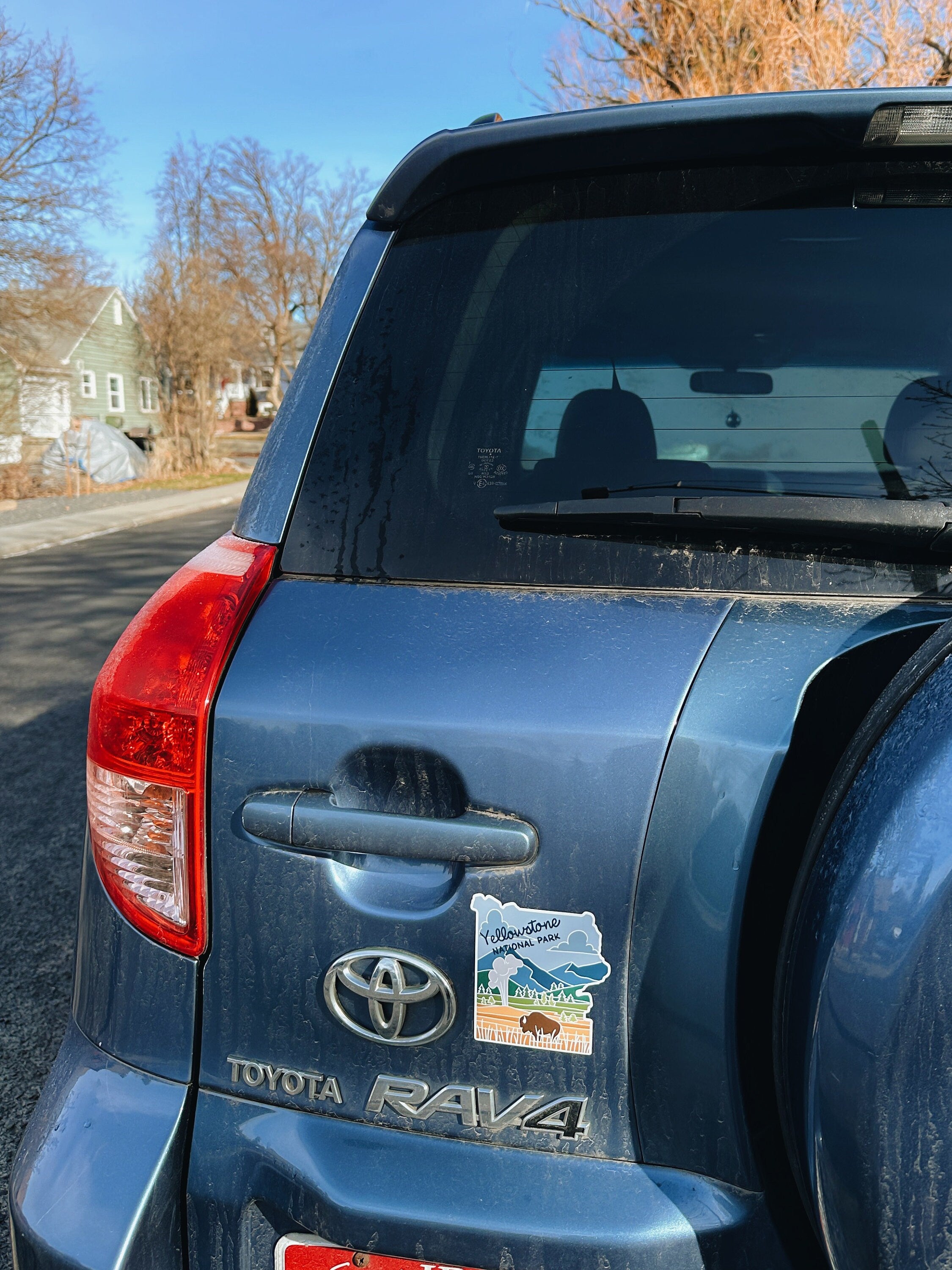 Yellowstone Car Magnet | Weatherproof National Park Magnet | Outdoorsy Magnet | Yellowstone National Park Gift | 4"