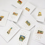 Gold Delaware Enamel Pin | Delaware Outline Pin | Illustrated State Pin | Butterfly Clasp | 1"