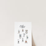 Coffee Print | Watercolor Illustration | Wall Art | 8x10" 5x7" Archival Art Print | Coffee Lover Gift