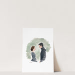 North & South Movie Print | Watercolor Illustration | Wall Art | 8x10" 5x7" Archival Art Print | Book Lover Gift | Elizabeth Gaskell