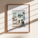 Artist Print | Watercolor Illustration | Wall Art | 8x10" 5x7" Archival Art Print