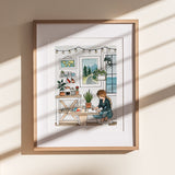 Artist Print | Watercolor Illustration | Wall Art | 8x10" 5x7" Archival Art Print