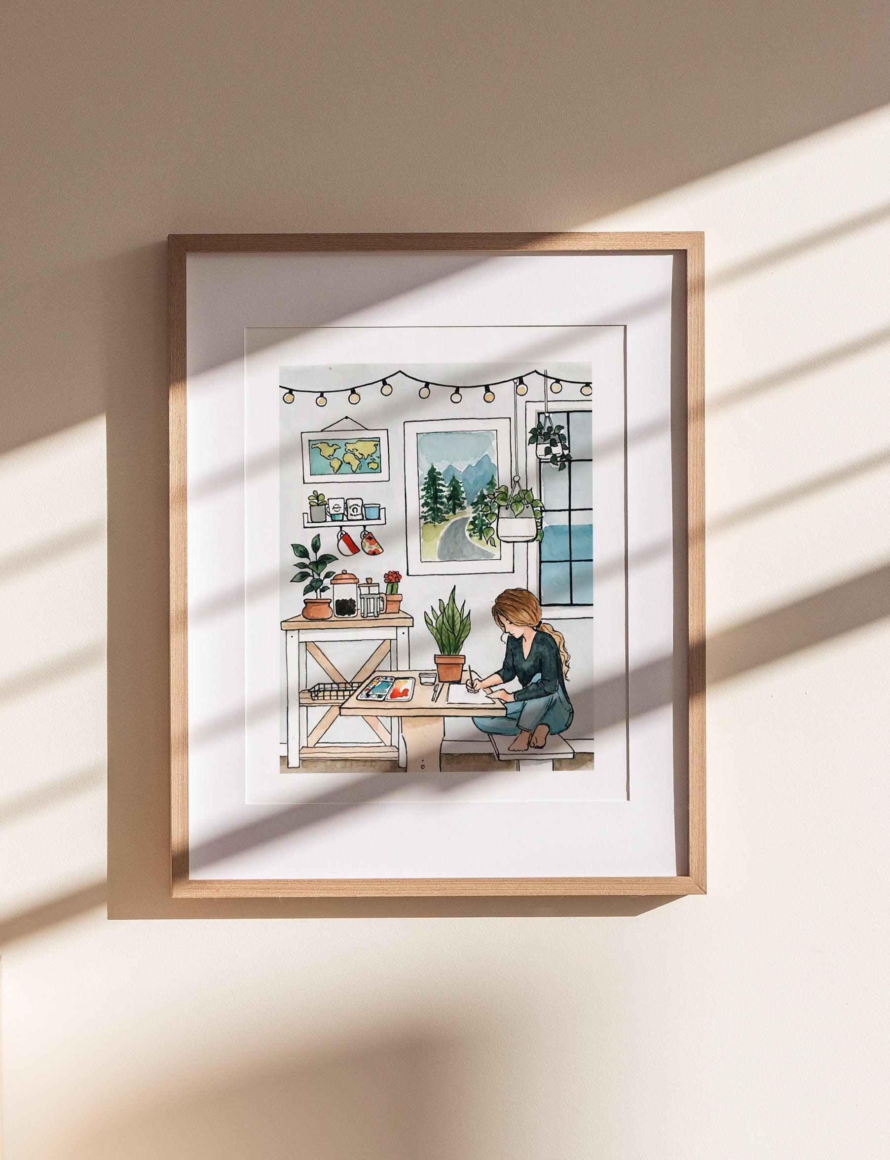 Artist Print | Watercolor Illustration | Wall Art | 8x10" 5x7" Archival Art Print