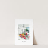 Watercolor Flowers Art Print | Floral | Home Decor | Bouquet | Modern Wildflowers | Colorful Nursery Decor | Minimalist | Bohemian Wall Art