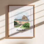 Cannon Beach Print | Watercolor Illustration Art Print | Oregon Coast Painting