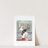 Museum Print | Watercolor Illustration | Wall Art | 8x10" 5x7" Archival Art Print | Art Lover Gift | Couple Gift
